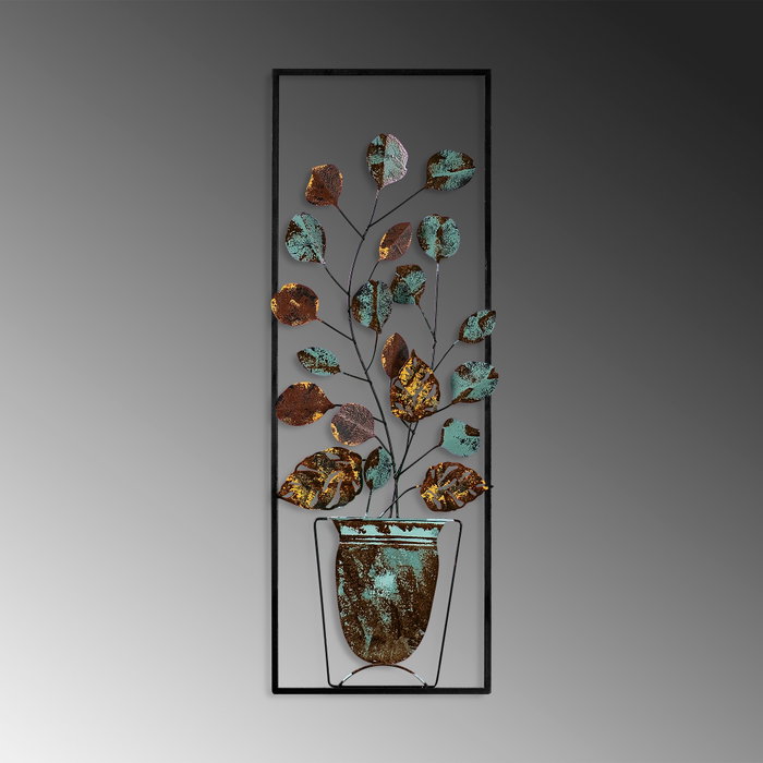 Wallity Alder - 077 (3) Escultura de pared de metal Multicolor